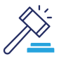 illustration of a gavel pounding on a surface