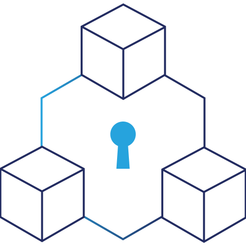 Module security coverage modules and keyhole graphic